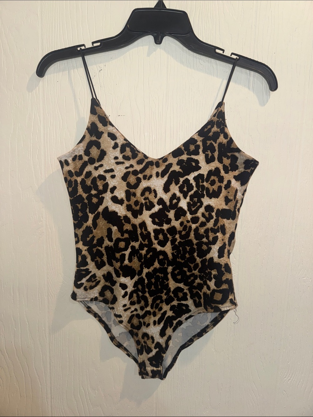 Kids Leopard Print One-Piece Swimwear - Brown/Black